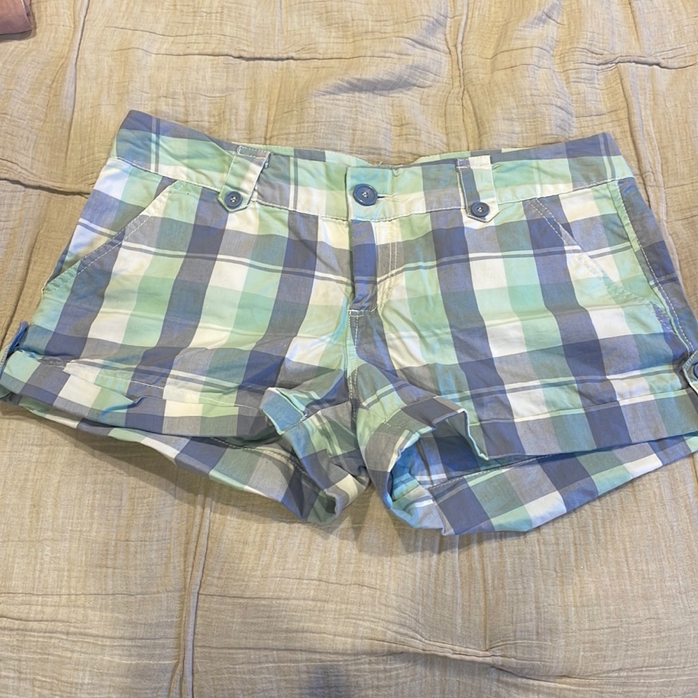 Maurice’s plaid shorts